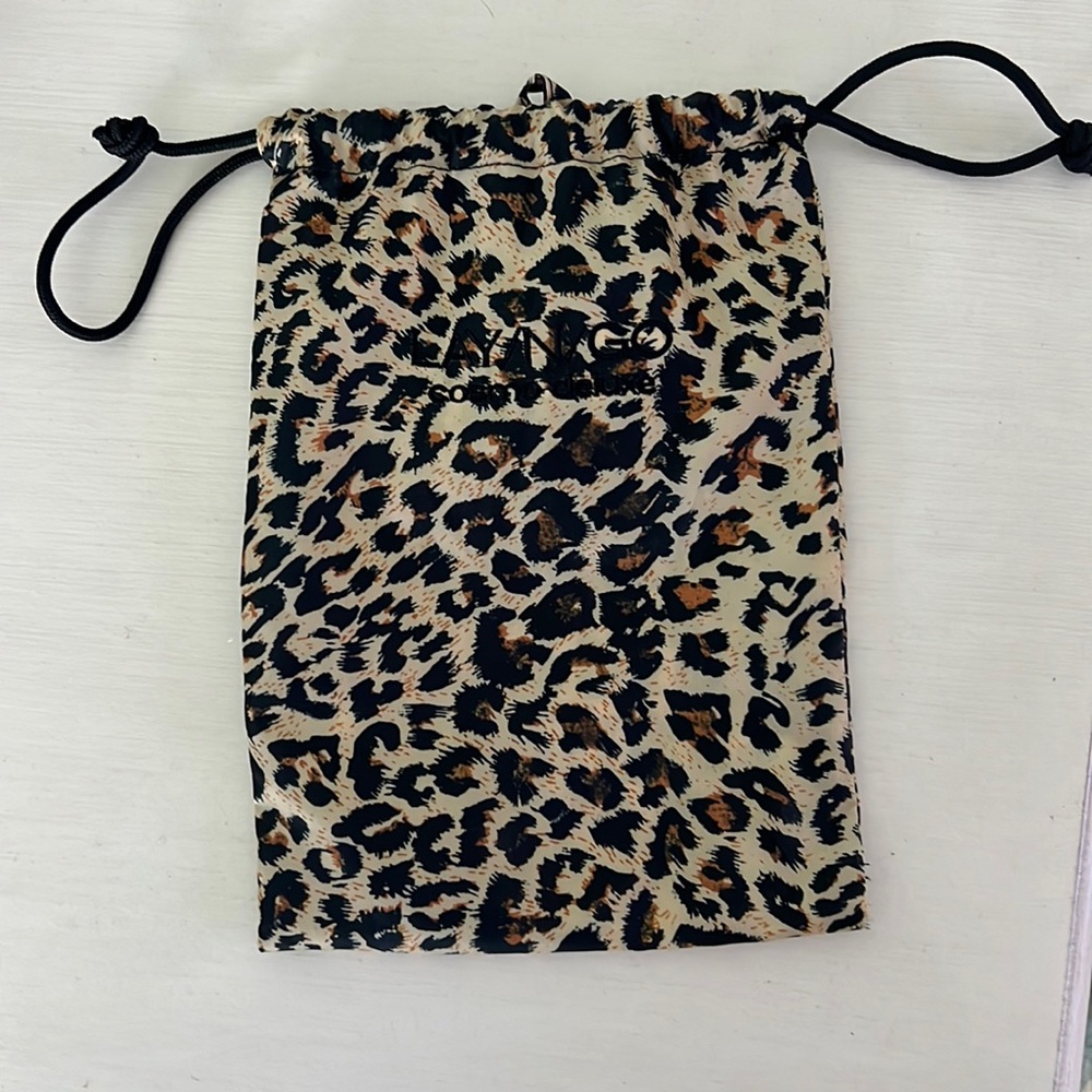 2/$5 Leopard Drawstring Bag